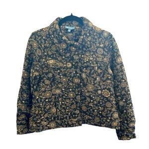 NWOT Koret petite tapestry jacket